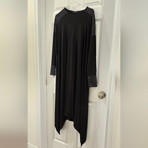 Elegant Black Long Sleeve Dress